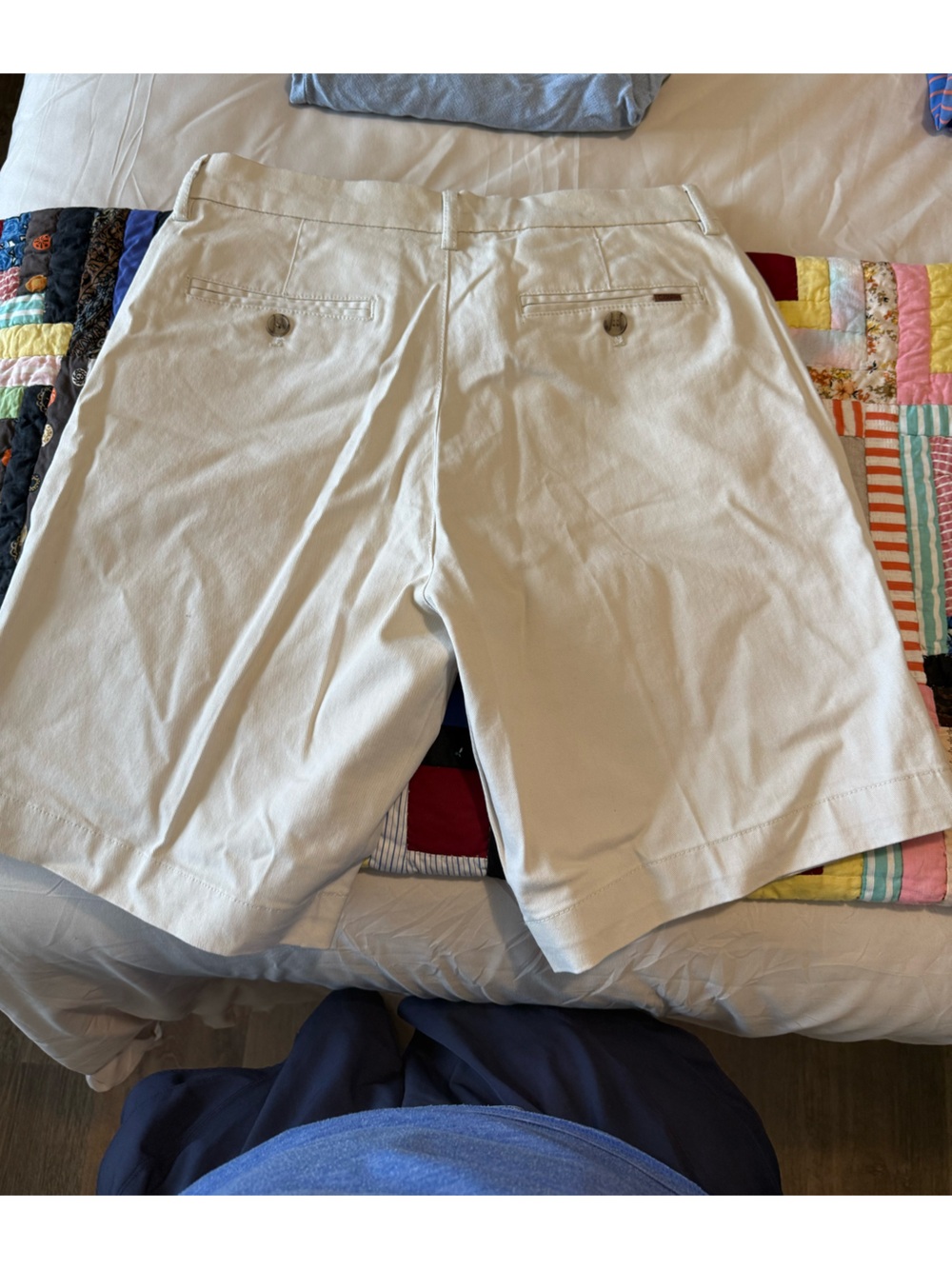 Chaps Stretch Light Cream Chino Shorts